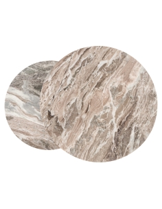 Set of 2 Clay Coffee Tables FAIRFAX | Loft Attitude 2
