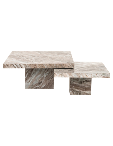 Set aus 2 Couchtischen puderbeige | Loft Attitude