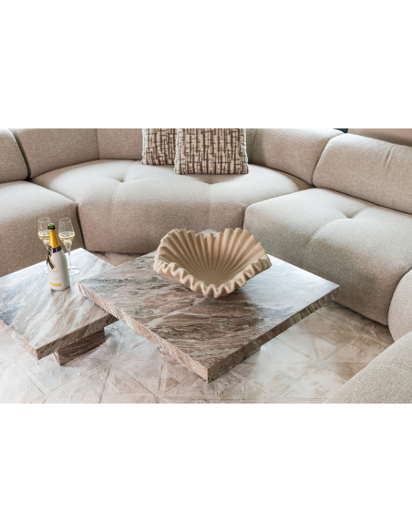 Set aus 2 Couchtischen puderbeige | Loft Attitude