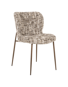 Set of 2 Brown Dining Chairs Omara ODARBY 2