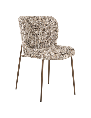 Set of 2 Brown Dining Chairs Omara ODARBY
