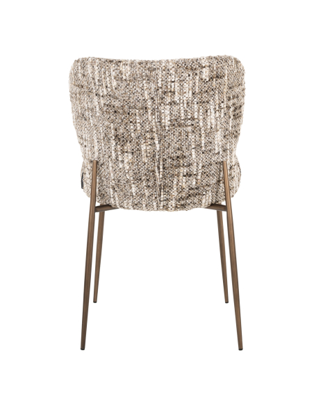 Set of 2 Brown Dining Chairs Omara ODARBY