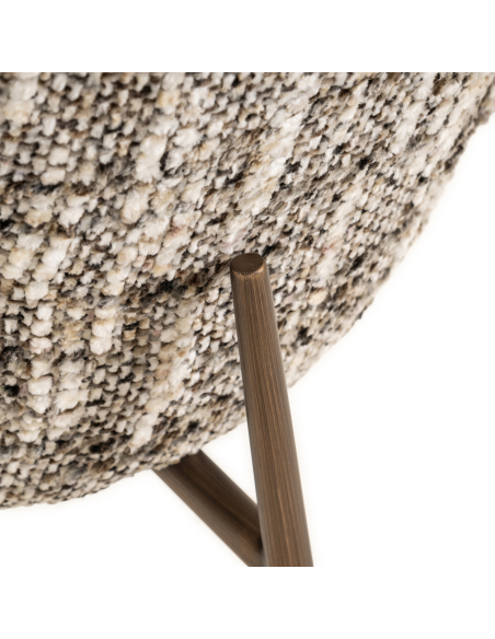Set of 2 Brown Dining Chairs Omara ODARBY