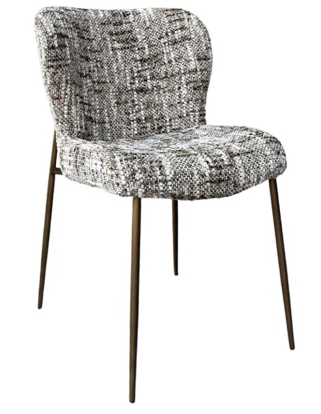 Set of 2 Brown Dining Chairs Omara ODARBY