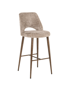 Natural fire-retardant Lovely bar stool DELPHINE 2