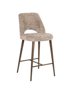 Natural fire-retardant Lovely counter stool DELPHINE 2