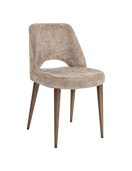 Set van 2 natuurlijke eetkamerstoelen Lovely DELPHINE