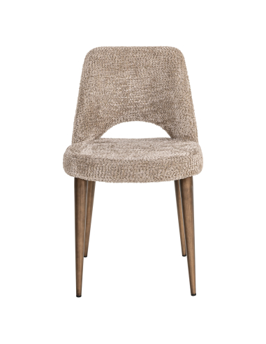 Set of 2 Natural Lovely DELPHINE Dining Room Chairs