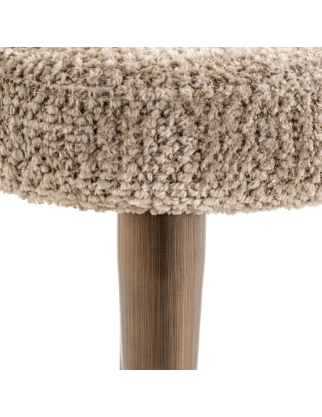 Set van 2 natuurlijke eetkamerstoelen Lovely DELPHINE