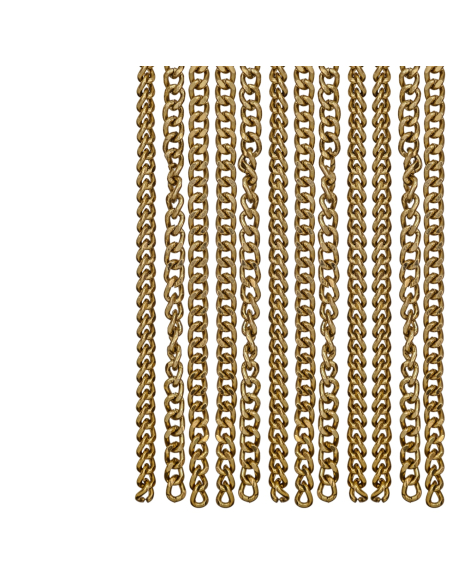 Decoratief object Curtain gold chain