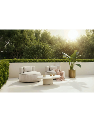 Table basse extérieure Urban Bloom sandstone