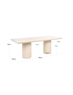 Outdoor-Esstisch Urban Bloom 230 2