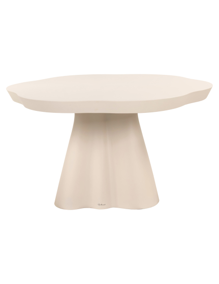 Esstisch für den Außenbereich Urban Bloom sandstone 140x140