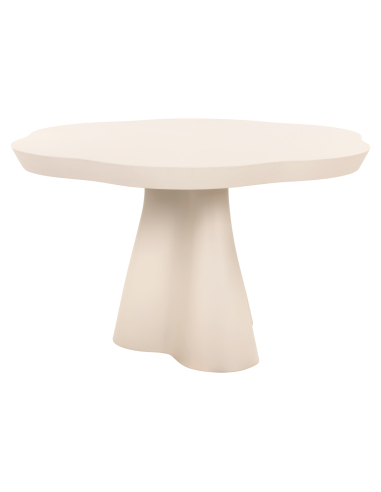 Esstisch für den Außenbereich Urban Bloom sandstone 140x140