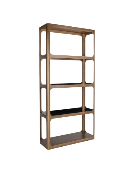 Vitrine Claridge antiek goud