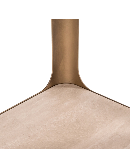 Vitrine Claridge antiek goud
