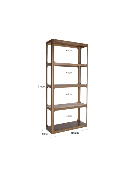 Vitrine Claridge antiek goud