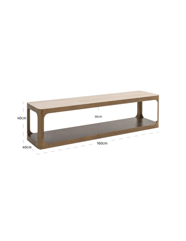 Mueble TV Claridge beige 160x40