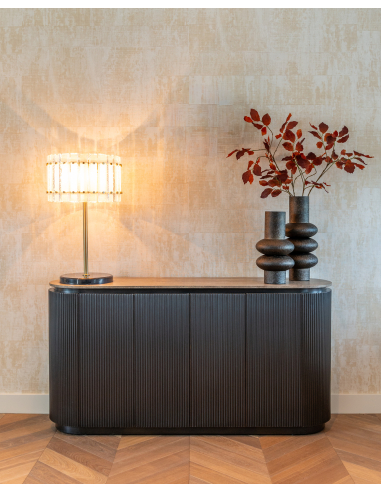 Candeeiro de mesa Felina bronze