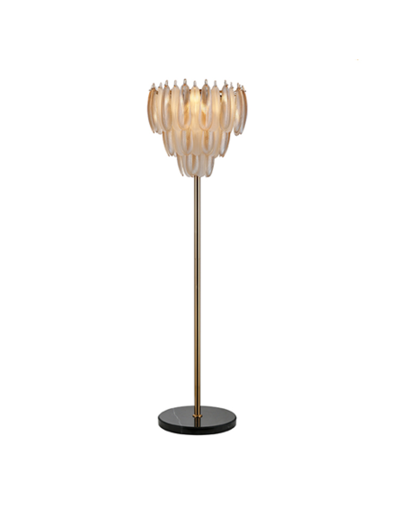 Lampe sur pied Chloe brass antique