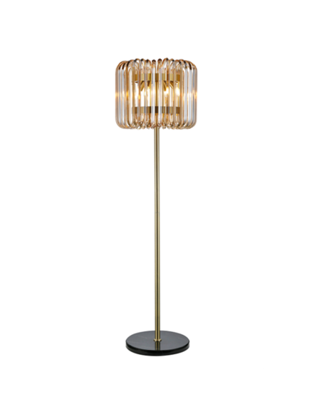 Lampe sur pied Channa bronze