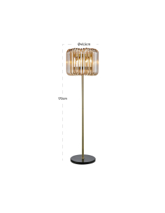 Lampe sur pied Channa bronze 2