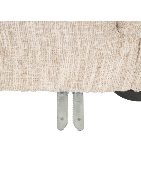 Bank Pandora beige angora lounge links