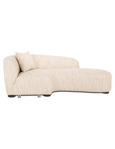 Pandora sofa beige angora lounge right