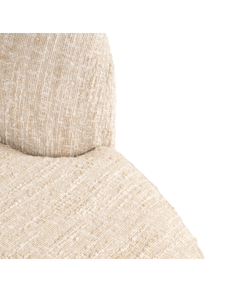 Pandora sofa beige angora lounge right