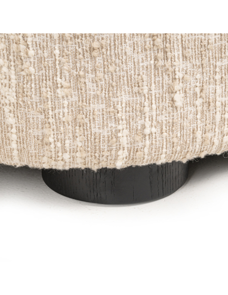 Pandora sofa beige angora lounge right