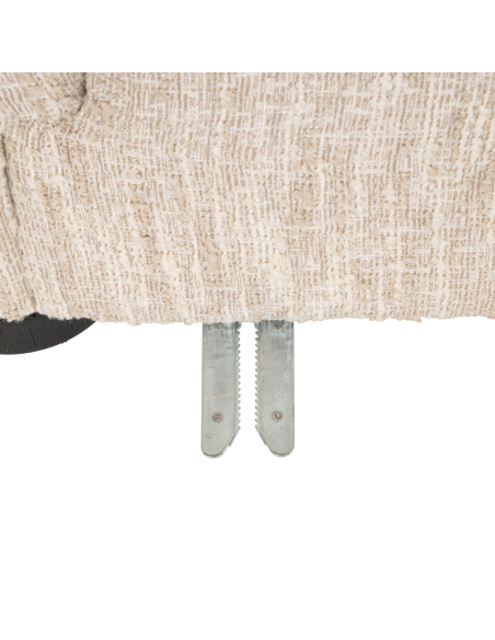 Pandora sofa beige angora lounge right