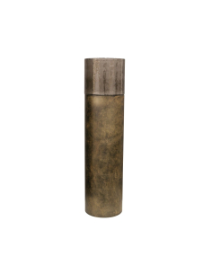 Orkaanlamp Mayce goud groot
