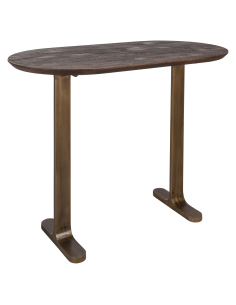Table de bar Revelin dark brown