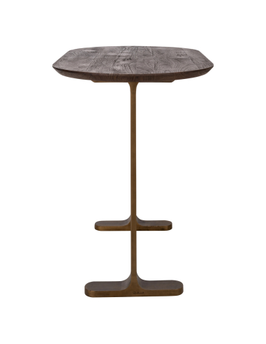 Table de bar Revelin dark brown