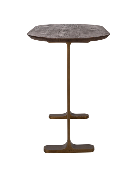 Table de bar Revelin dark brown
