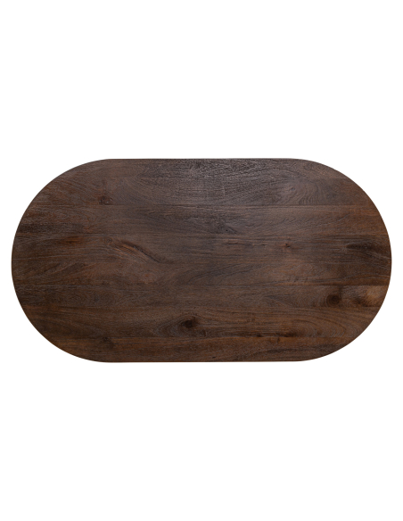 Table de bar Revelin dark brown
