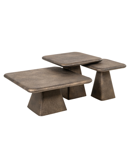 Couchtisch Marlie Gold (Set of 3)