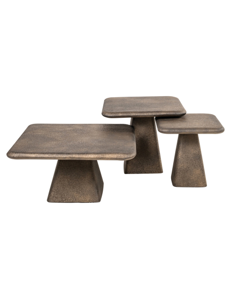 Couchtisch Marlie Gold (Set of 3)