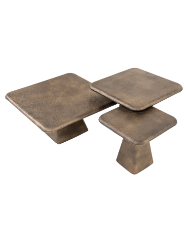 Couchtisch Marlie Gold (Set of 3)