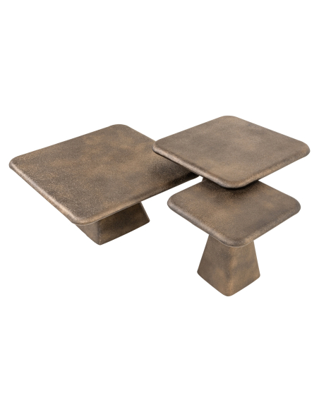 Couchtisch Marlie Gold (Set of 3)