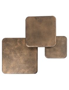 Mesa de centro Marlie gold (Set of 3) 2