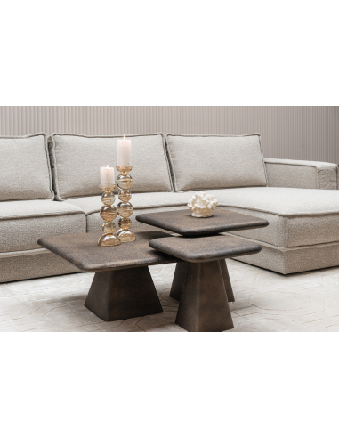 Couchtisch Marlie Gold (Set of 3)