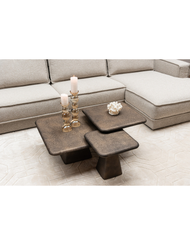 Couchtisch Marlie Gold (Set of 3)