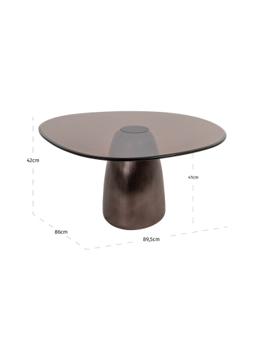 Couchtisch Hayden Bronze