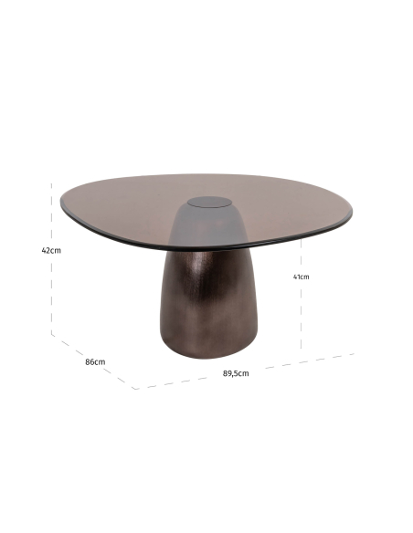 Couchtisch Hayden Bronze
