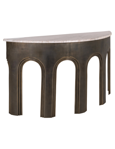 Sanchis console antique brass
