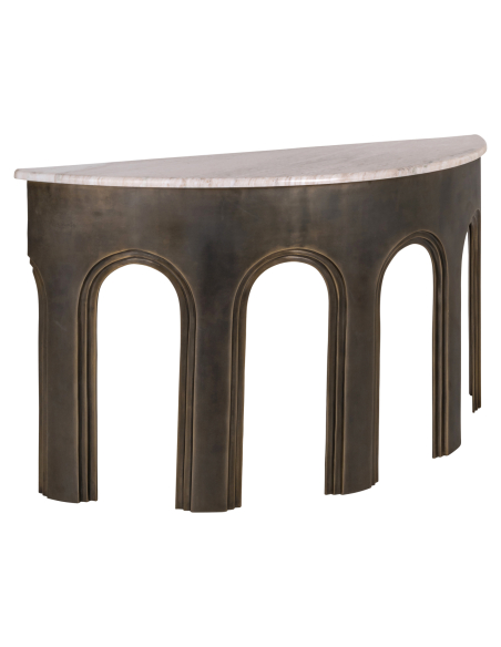 Sanchis console antique brass