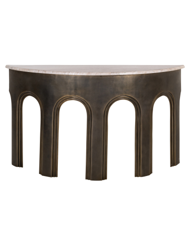 Sanchis console antique brass