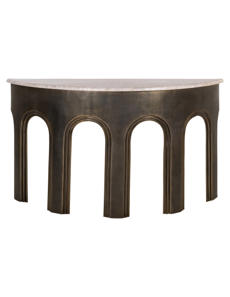 Sanchis console antique brass