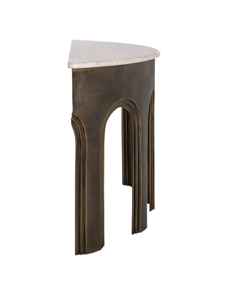 Sanchis console antique brass